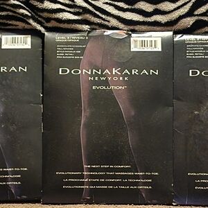 Donna Karan Evolution Tights, Level, Chocolate, Night Purple, Graphite (1 Each)